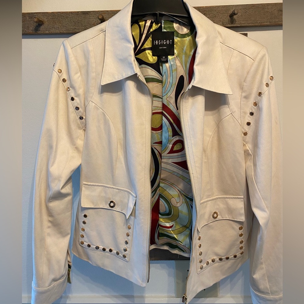 I-N-S-I-G-H-T NY Vegan Lightweight 🤩 Jacket Sz 10 $225